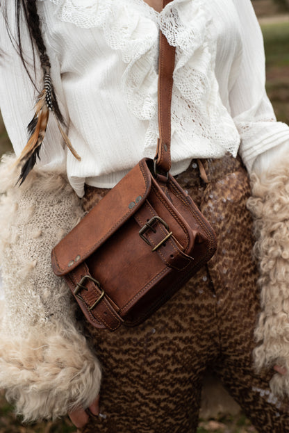 Nala Leather Shoulder Bag