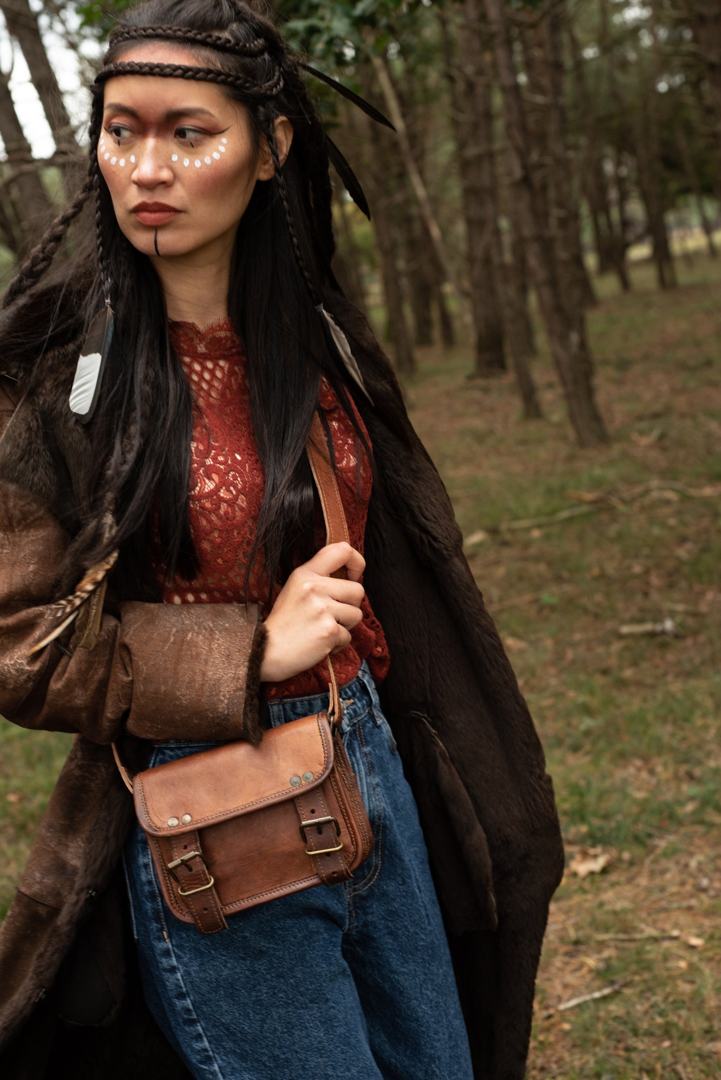 Nala Leather Shoulder Bag