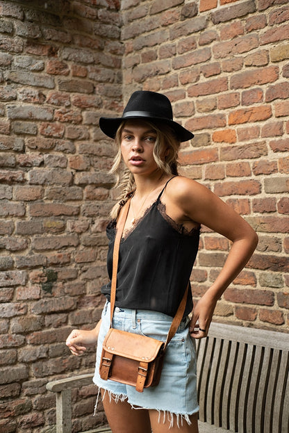 Nala Leather Shoulder Bag